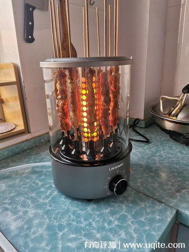 利仁电烧烤炉怎么样好不好用，家用自动旋转烤串机使用测评